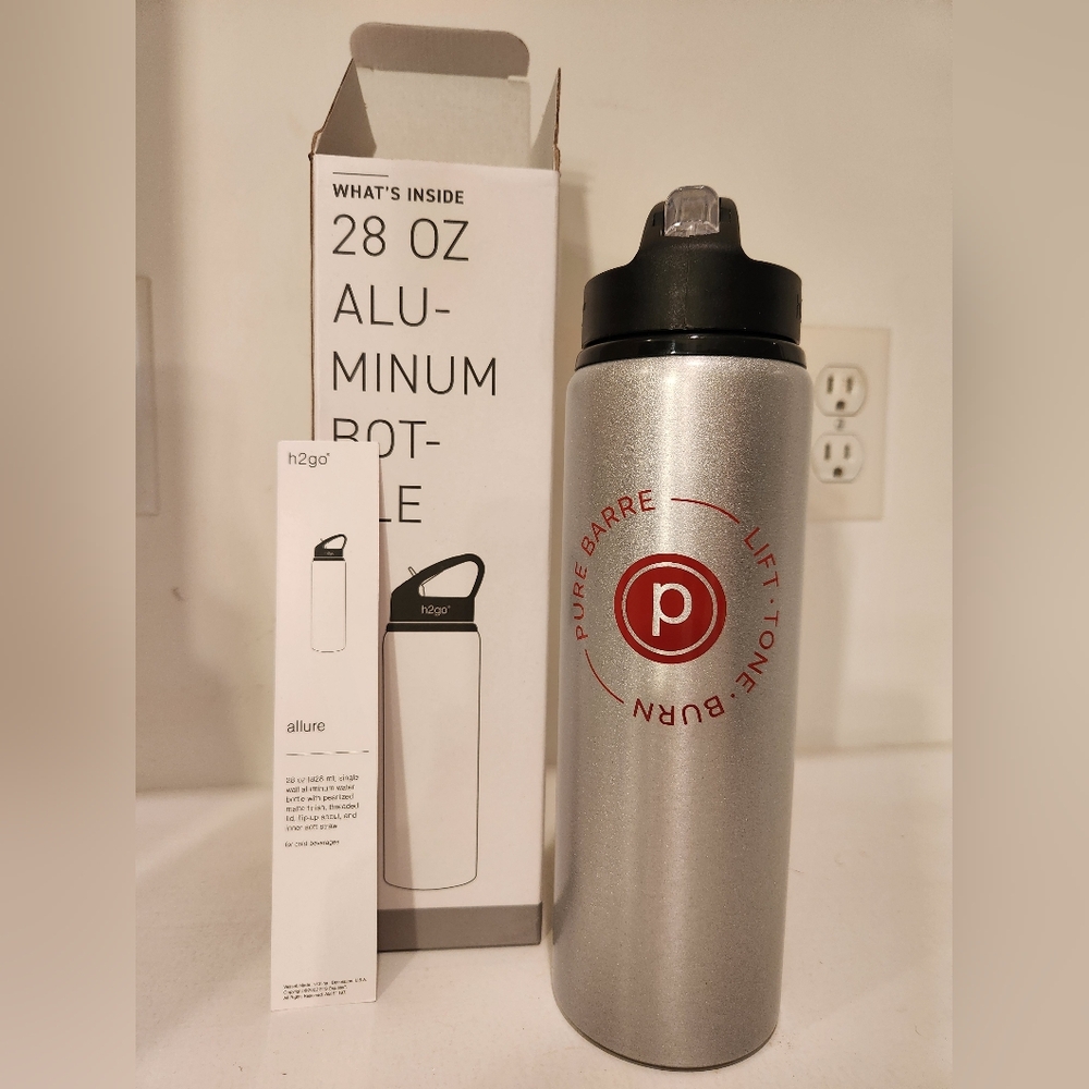 h2go/ Pure Barre Allure water bottle